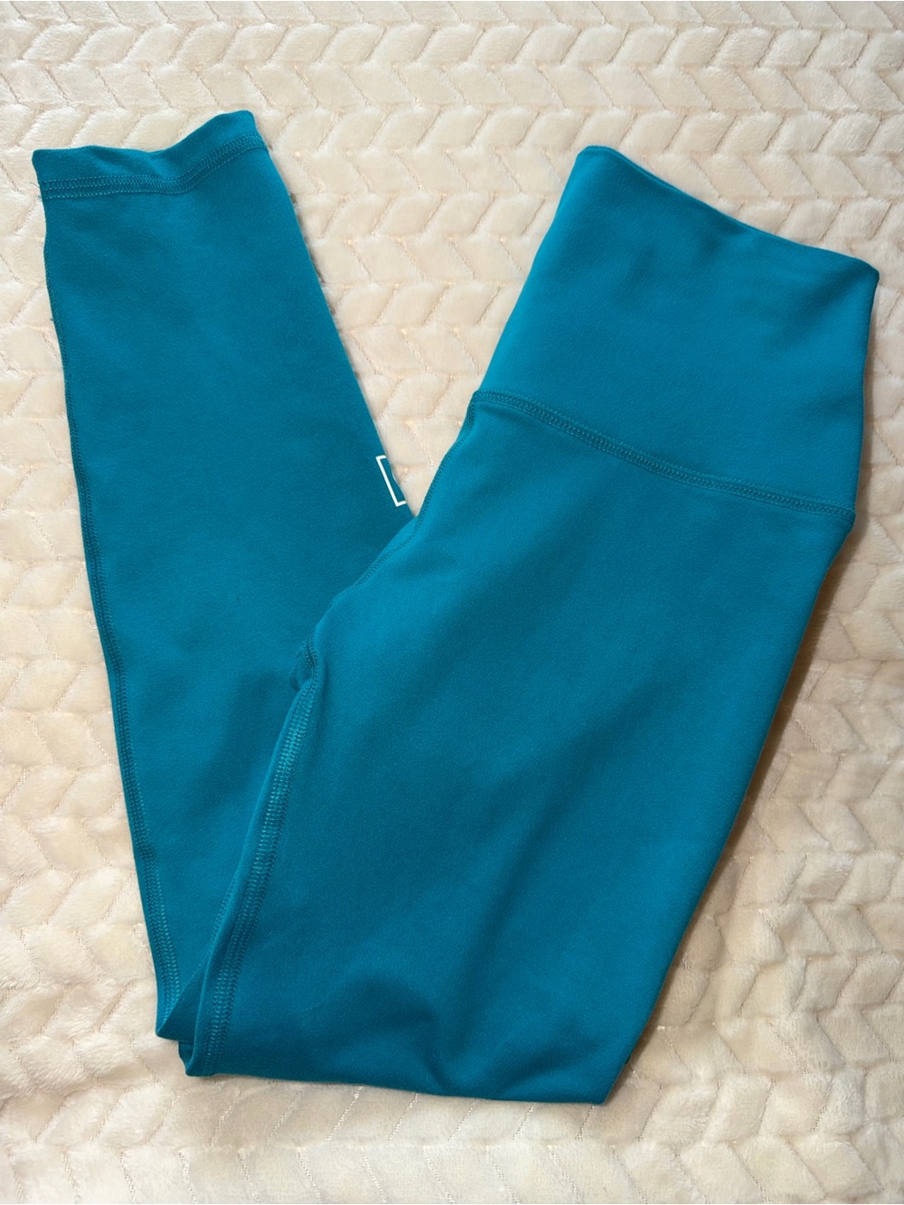 FLEO El Toro Active Leggings Indian Teal 21” inseam Size Small